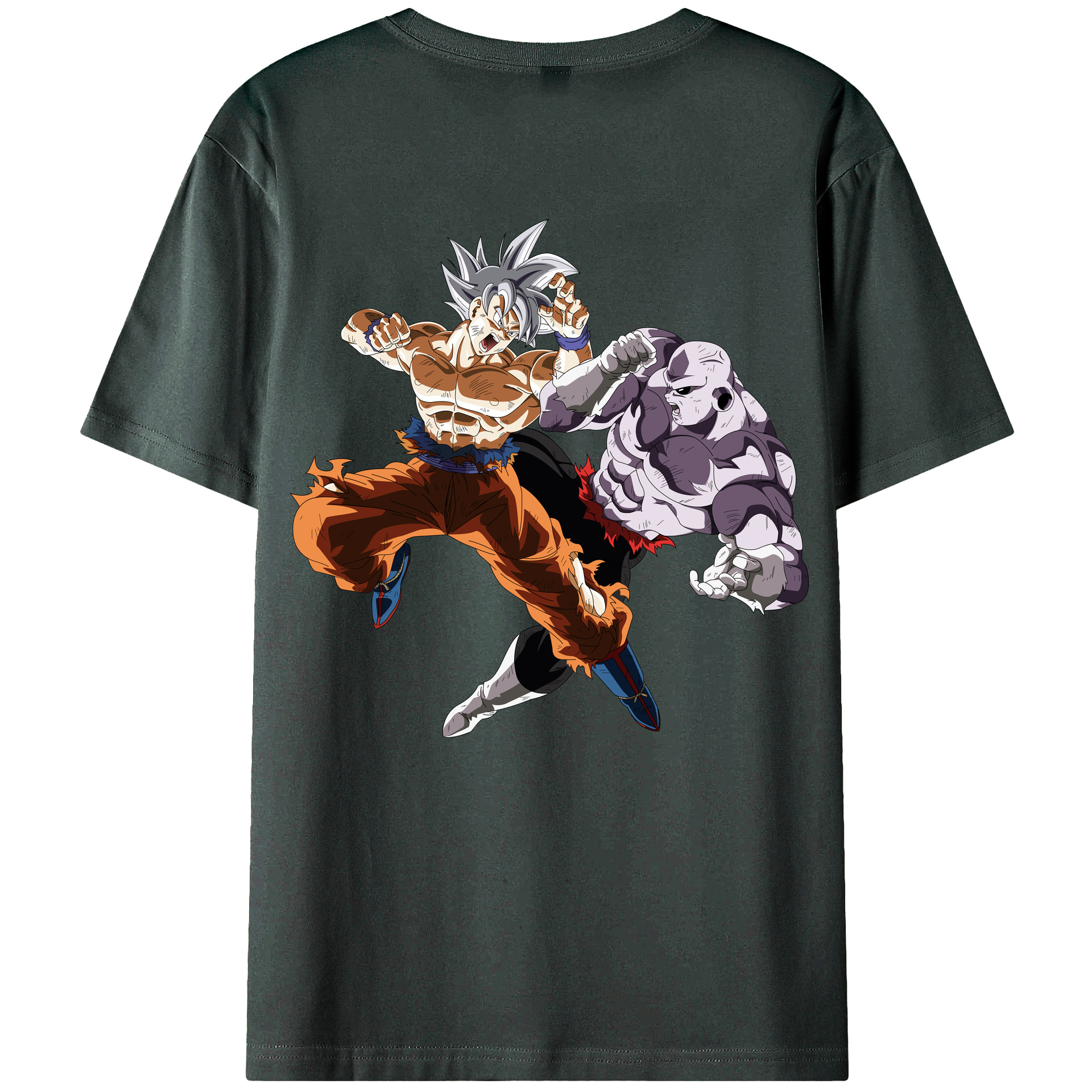 （画像用） ドラゴンボール 孫悟空（そん ごくう）Son Goku カカロット DRAGON BALL Kakarotto 綿100％ メンズ半袖Tシャツ（バックプリント） 通気性